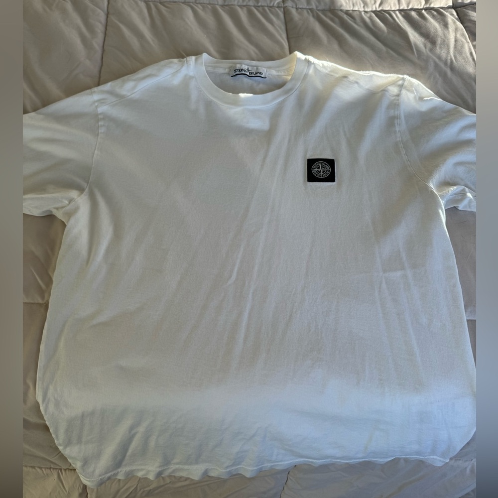 Stone Island White T-Shirt